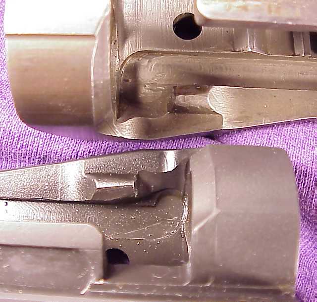 Left Lug Recesss Comparison